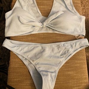 Brand new baby blue swim suite